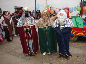 Navidad Festival de Reyes. Cabalgata de Reyes. Castañada